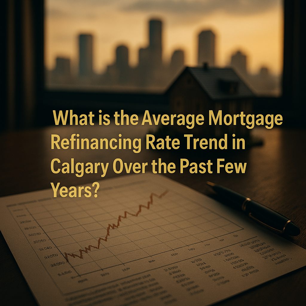 What is the Average Mortgage Refinancing Rate Trend in Calgary Over the Past few Years?